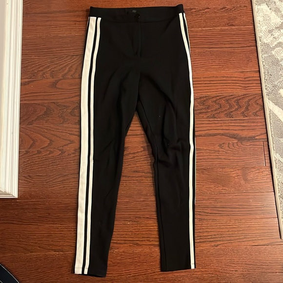 Topshop Leggings with white stripes - Picture 1 of 1
